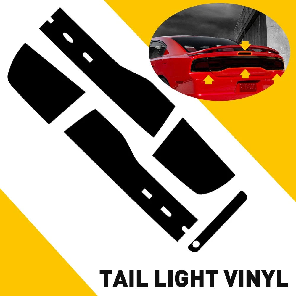 Tail Light Overlay Decal for Charger 2011–2014 Smoked Vinyl