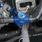NICECNC Inline Cooler with Temperature Gauge for Yamaha YFZ450 (2004–2023)