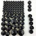Bolt Caps for Harley Softail Twin Cam 2000-2006 Black