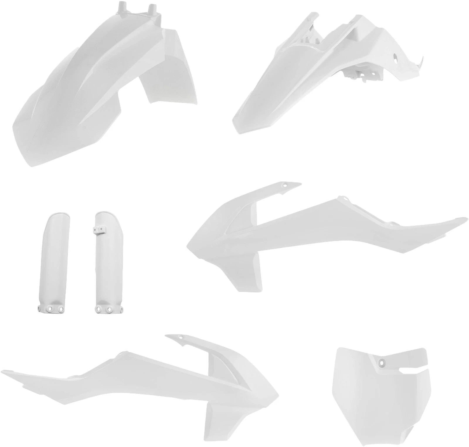 Acerbis Full Plastic Kit for KTM 65 SX (2019–2024) White Offroad Body Parts