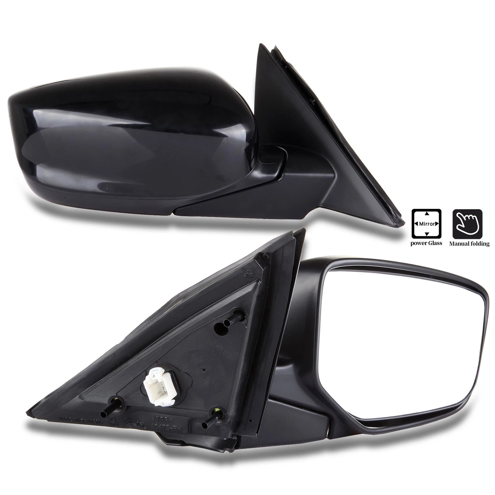 Passenger Side View Power Mirror for Honda Accord Coupe (2008–2012)