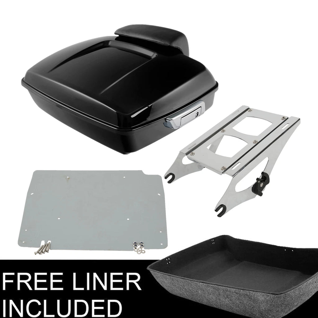 Chopped Trunk Backrest Pad for Harley Touring (2014–Present)