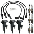 Set of 3 Ignition Coils & 6 Iridium TT Spark Plugs for Nitro