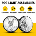 Pair Bumper Fog Light Lamps with Bulbs for Tundra Tacoma (2005–2013)