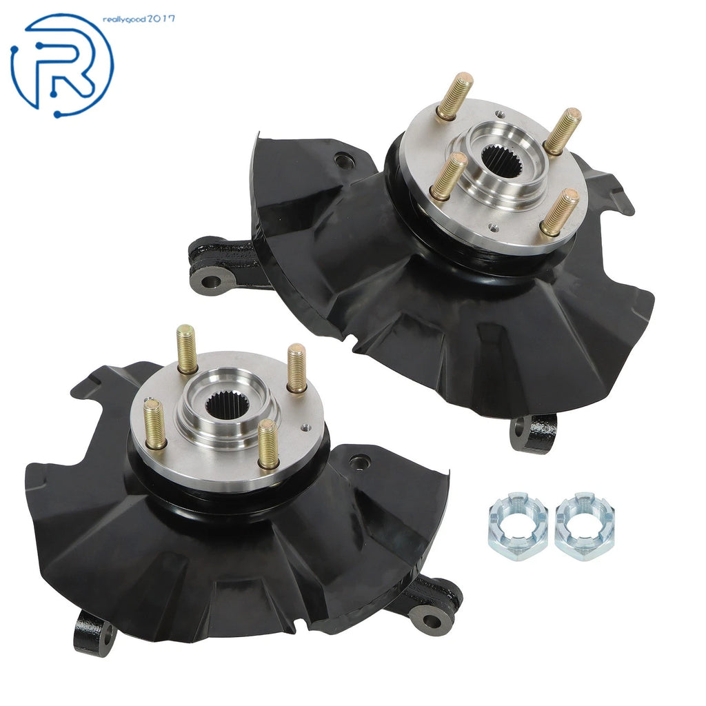 Set of 2 Steering Knuckle Assembly for Kia Rio Rio5 Hyundai Accent (2006–2011)