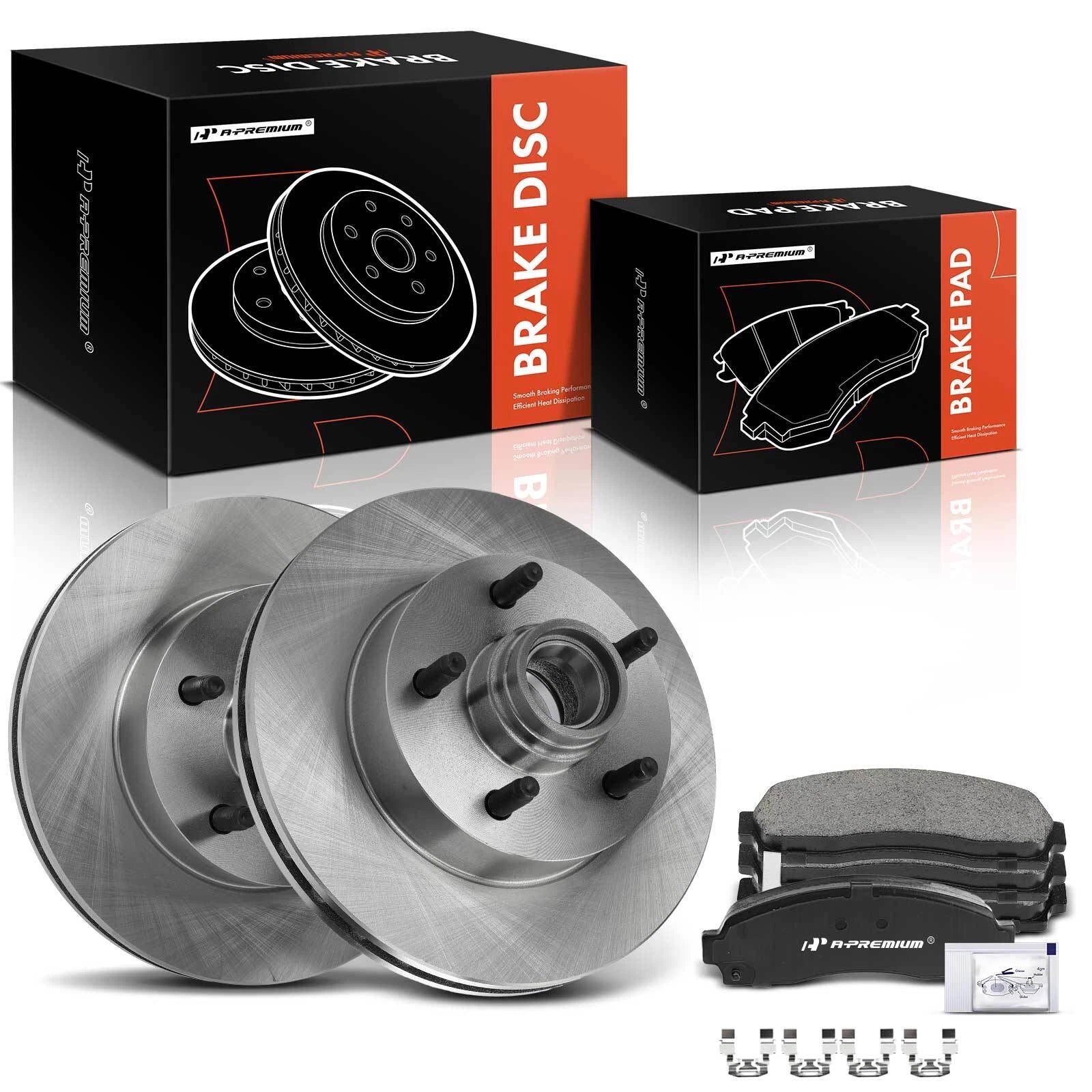Front Disc Brake Rotors & Ceramic Pads for Ford Ranger (2003–2008)