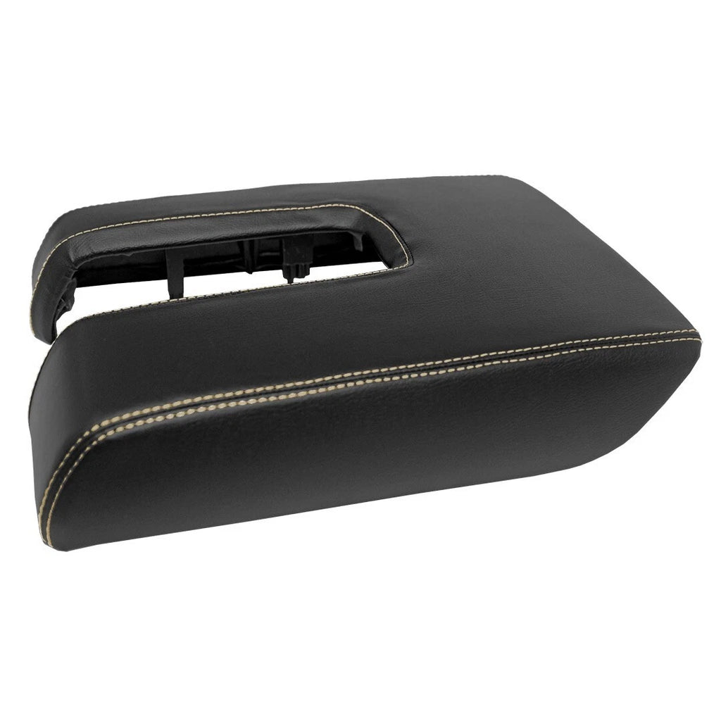 Console Armrest Lid Cover for Toyota Tundra (2014–2019) Beige Stitch