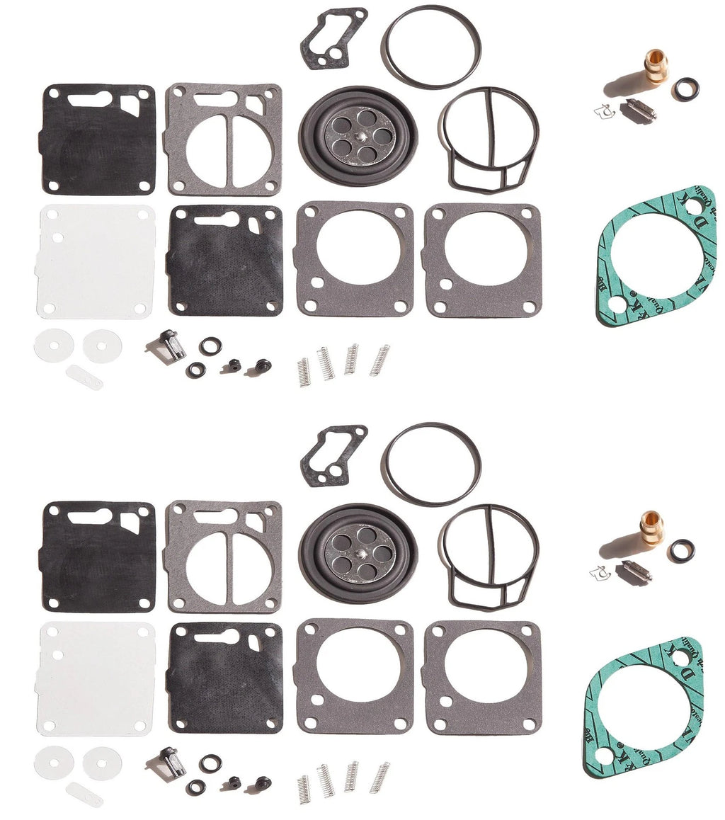 Dual Carb Rebuild Kit with Needle Seat & Base Gaskets for Sea Doo SPX GTI (1996)