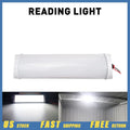 12V White LED Ceiling Dome Light for RV Trailer Boat (6000K)