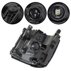 Headlight for Chevy Silverado 1500 (2016-2018) Black HID/Xenon with LED DRL