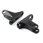 Rear Passenger Footpeg Mini Mount Black for Harley Touring Street Road Glide (93-23)