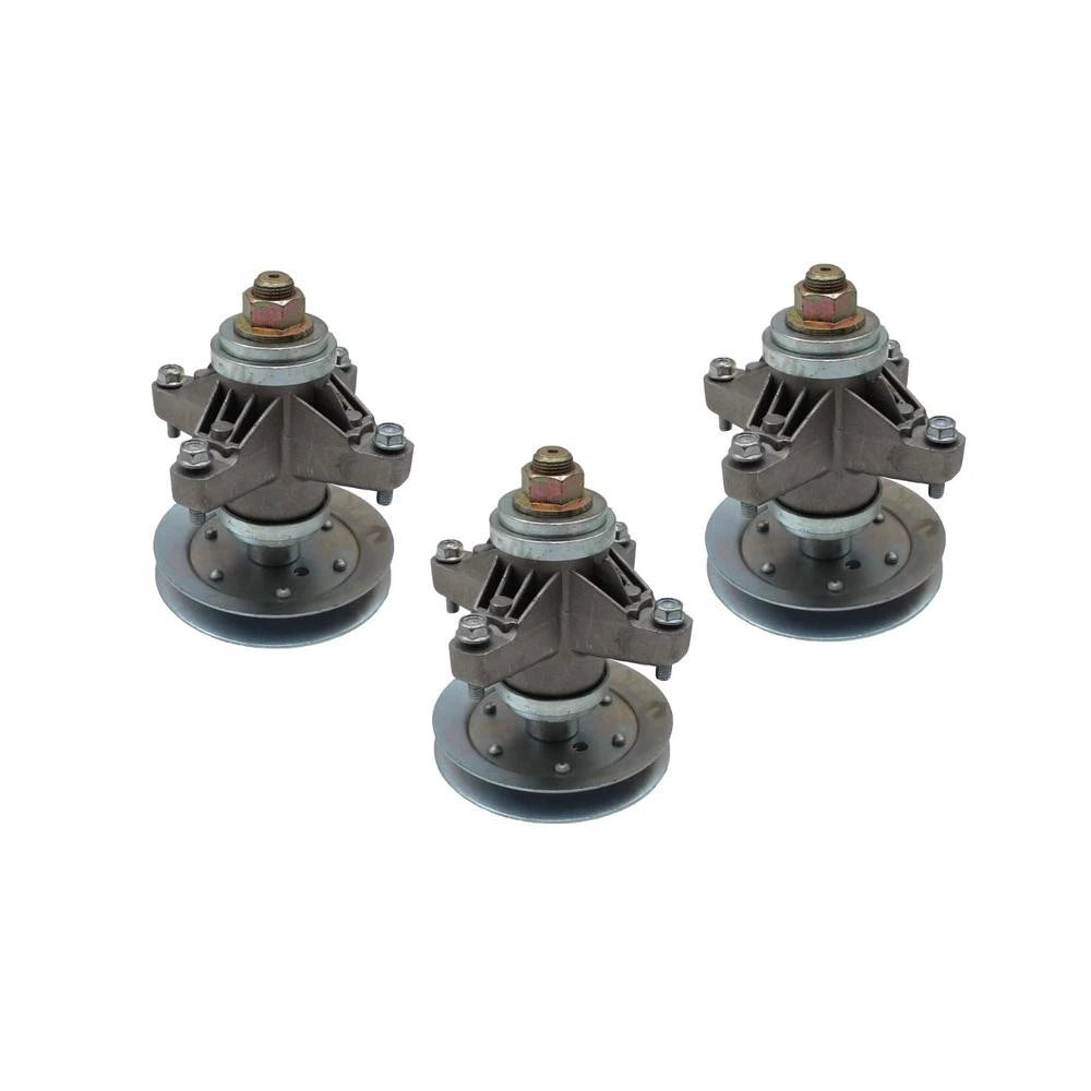 Set of 3 Mower Deck Spindles w/Bolts for Cub Cadet LT1050 (2005–2008)