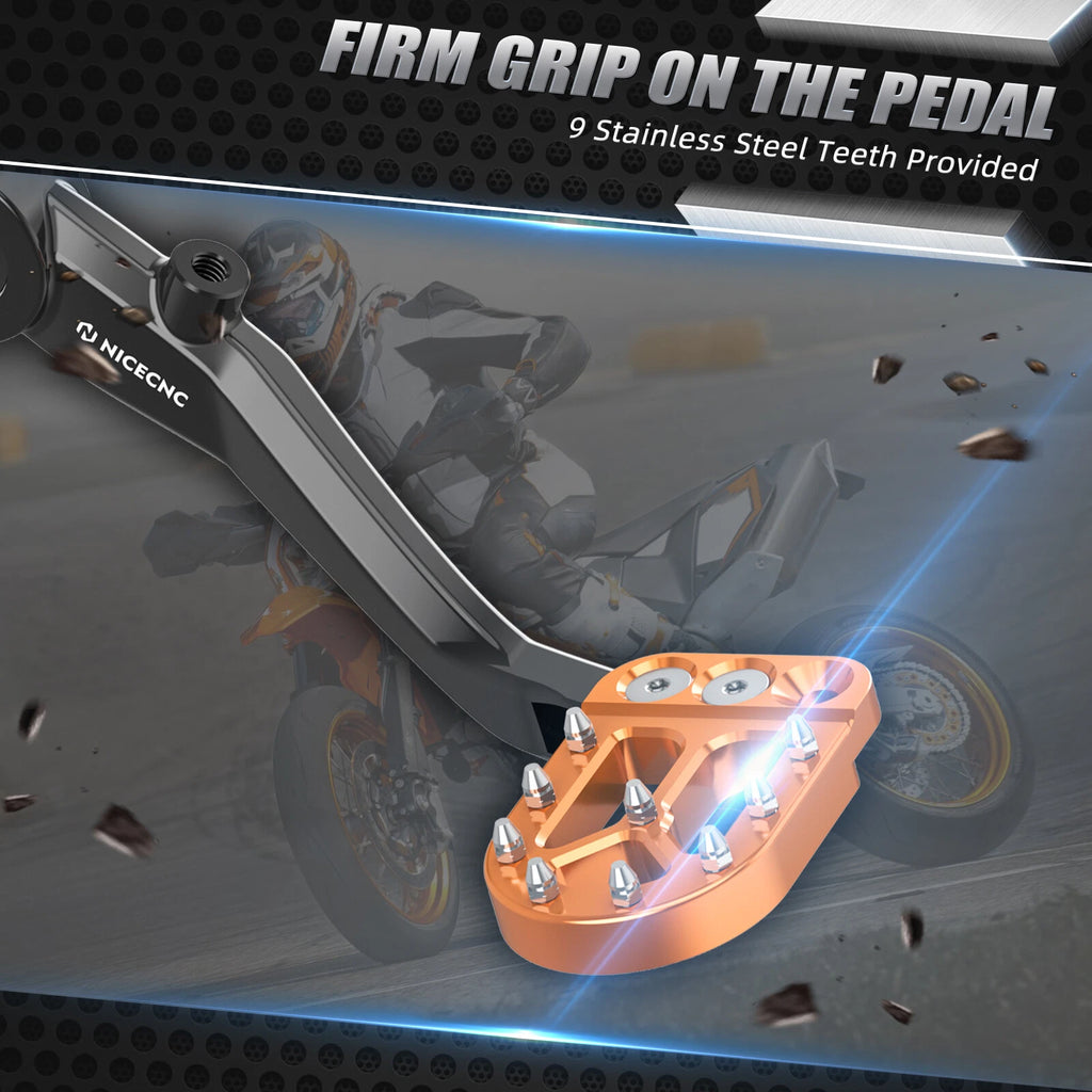 CNC Rear Brake Pedal Lever with Plate for KTM 790 Adventure (2019–2023)