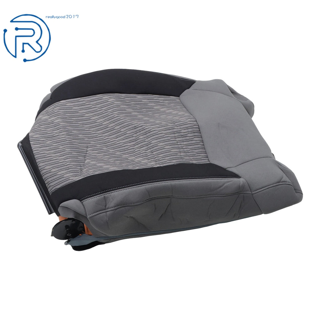 Front Passenger Seat Backrest for Toyota Tundra (2014-2021) Cloth Grey Black