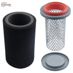 Air Filter & Guide Cage Cap for Yamaha Kodiak 400 YFM400 (1993–1998) 5UH-E4458-00-00