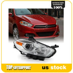 Left Side Headlight for Dodge Dart (2013–2016) Chrome Projector