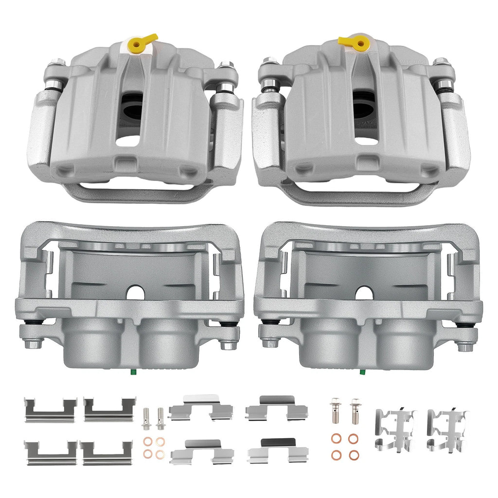 Front & Rear Disc Brake Calipers for Cadillac DeVille DTS (2003–2011) w/Hardware