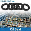 Set of 5 Oil Seal Rotary Shaft Seal Nitrile Rubber 25x41.25x6mm