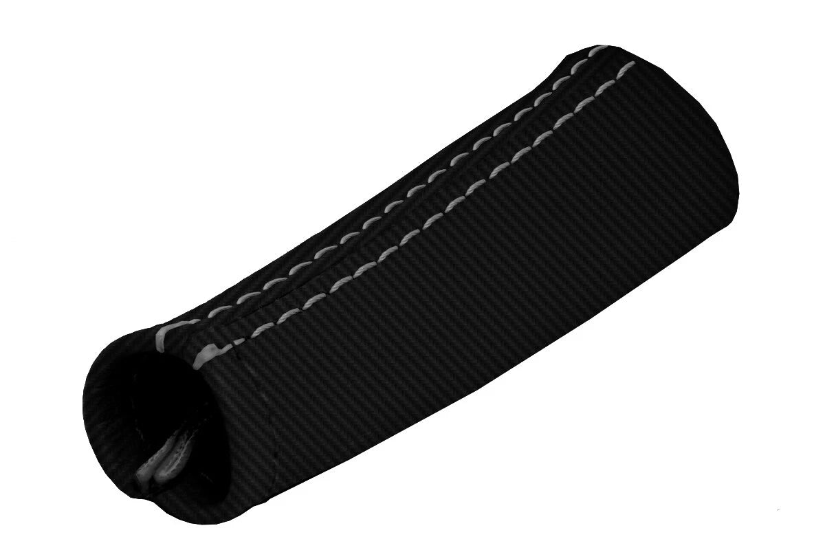 Carbon Fiber E Brake Cover for Nissan Skyline R33 (1993–1998) Gray Stitch