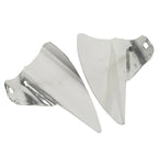 Chrome Saddle Shield Heat Deflectors for Harley Touring Road King (2009-2023)
