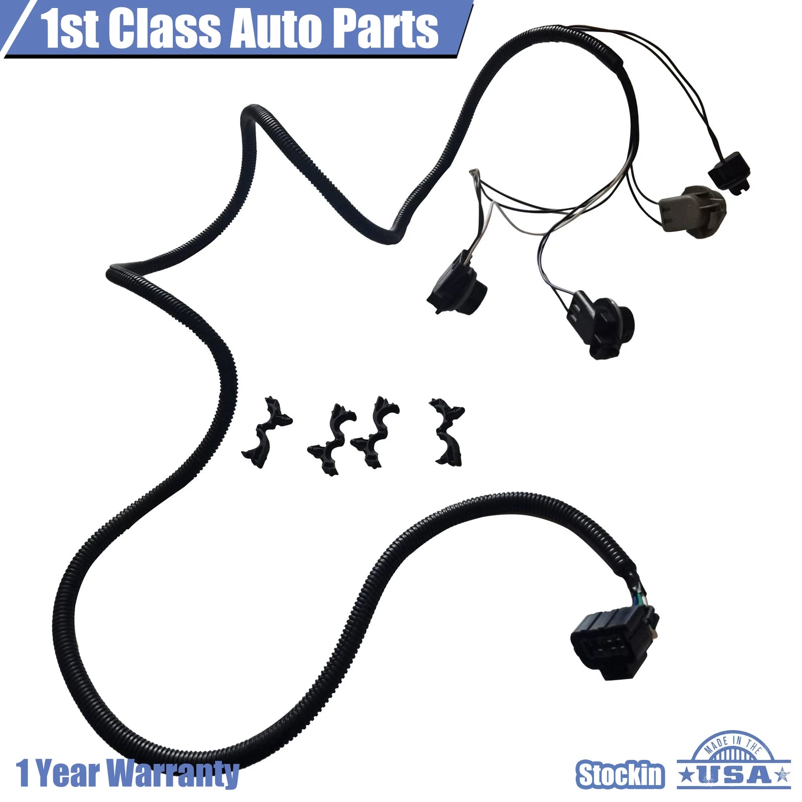 Tail Light Socket Wiring Harness for Chevy Silverado 1500 2500 3500 (2007-2013)