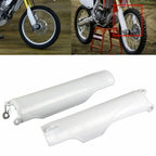 White Race Fork Guards for Honda CR125 CR250 CRF250 CRF450 CRF250R