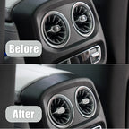 2 x Car Bling Rear Exhaust Port Knob Covers for Mercedes-Benz CLA (2019-2023)