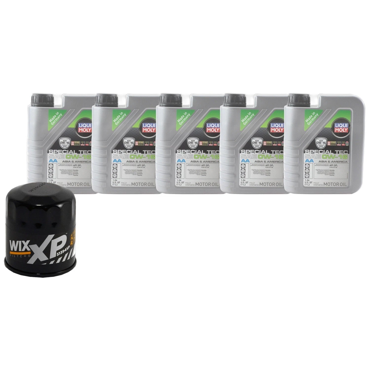 5L Liqui Moly SpecialTec AA 0W16 Engine Oil Change Kit for Camry Sienna (2018–2023)