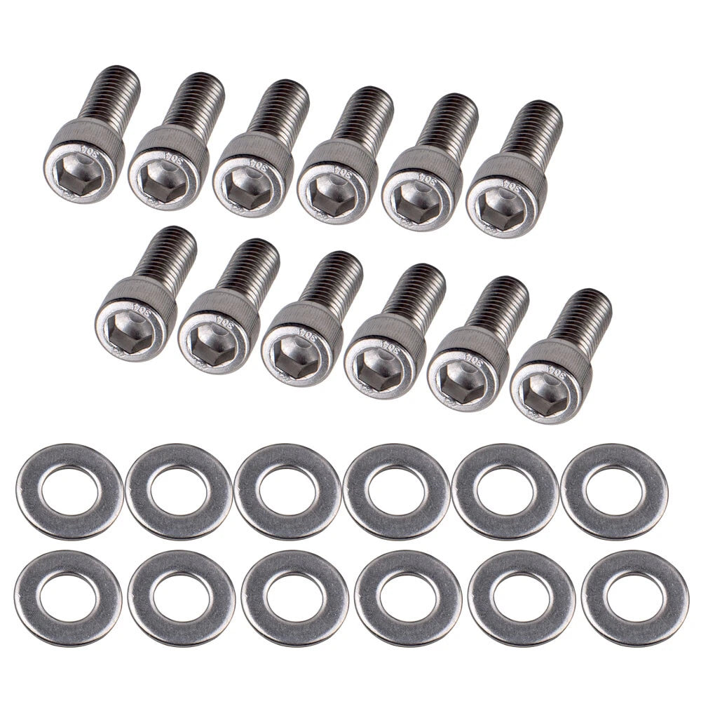 Stainless Engine Stud/Bolt Kit for Chevy Small Block (SBC 283-400)
