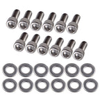 Stainless Engine Stud/Bolt Kit for Chevy Small Block (SBC 283-400)
