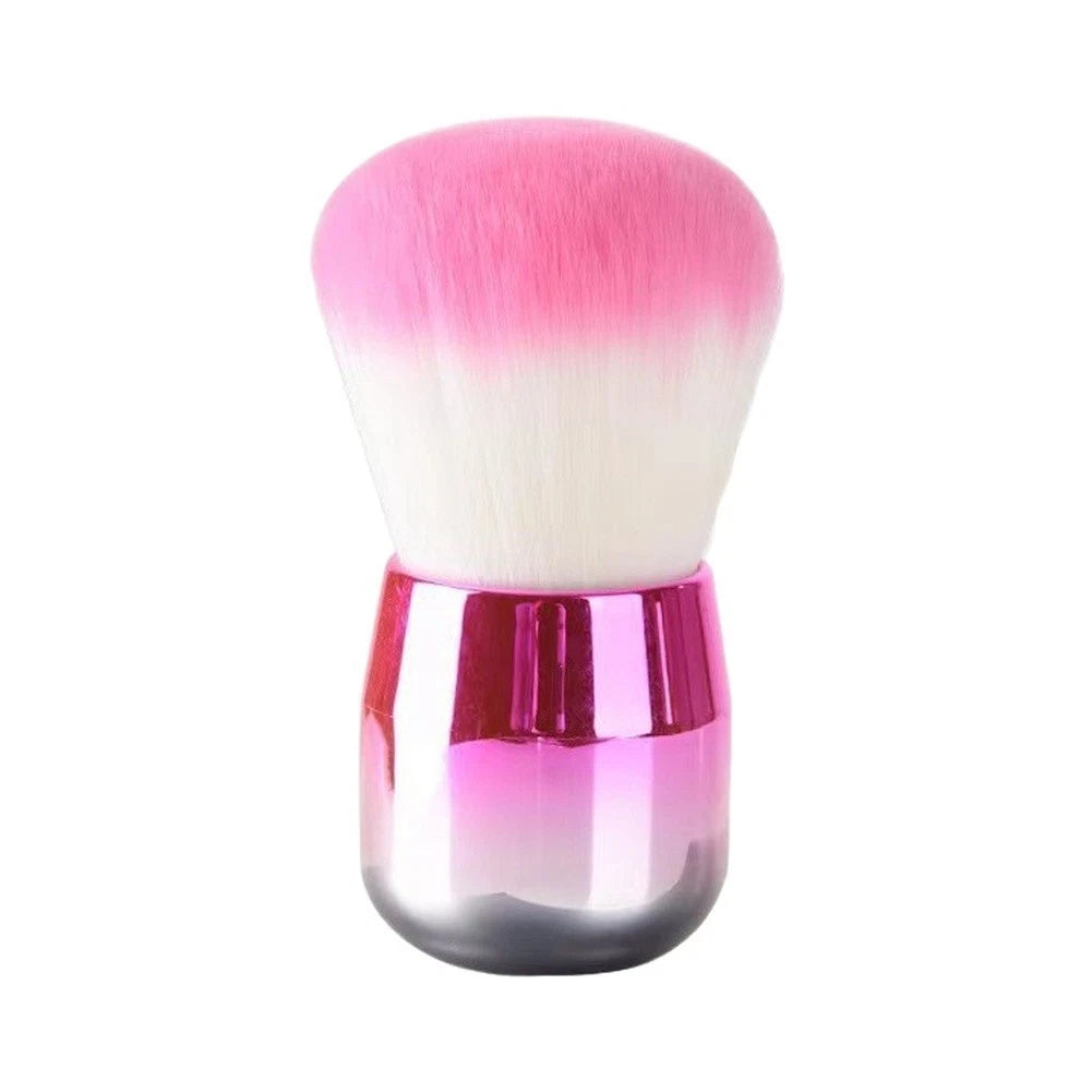 Mushroom Blush Brush for Natural Finish - Soft Synthetic Fibers 9x4x4cm
