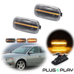 LED Dynamic Side Marker Lights Assembly for Audi A6 S6 A4 (C5 C6 B6 B7)