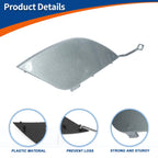 Rear Car Bumper Tow Hook Cover for Mercedes-Benz W204 (2007–2014) No.A2048850823 Dark Silver