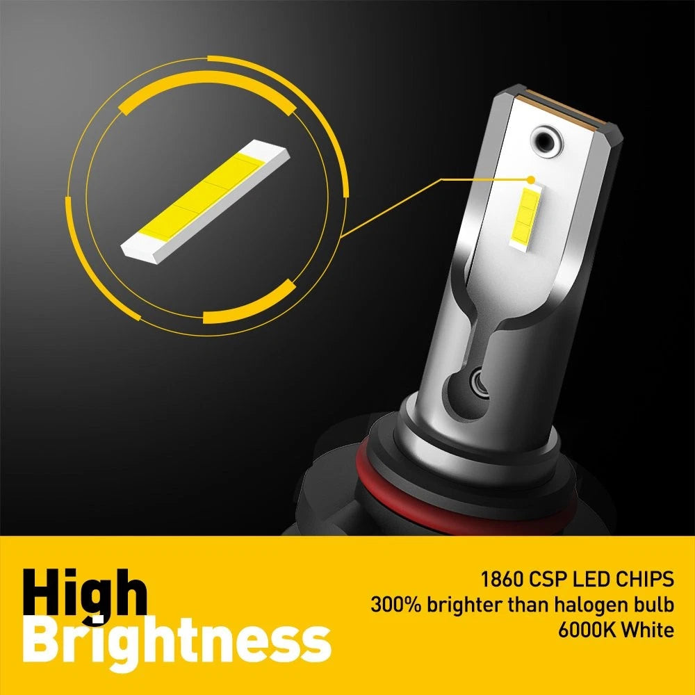 Set of 6 9005 9006 H11 LED Combo Headlight Fog Light Kit