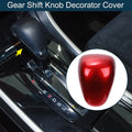 Gear Shift Knob Decorator Cover for Honda Accord (2013–2017) Red