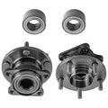 Front and Rear Wheel Bearing and Hub Assembly Kit for Mazda CX-9 (2007–2015) AWD