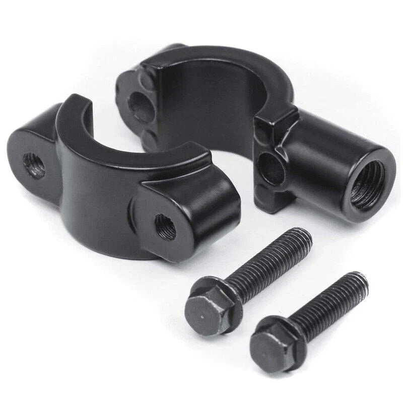 7/8" Handle Bar Mirror Mount Clamp for Universal Motorcycle - Black