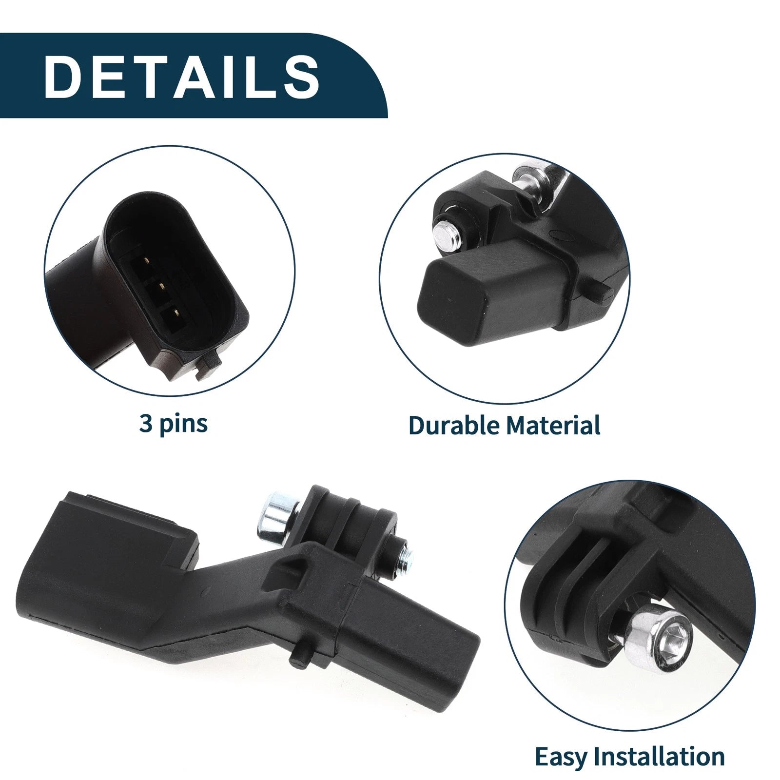 Crankshaft Position Sensor for Audi A6 C7 2.0TDI (2011–2018) No. 032906433B
