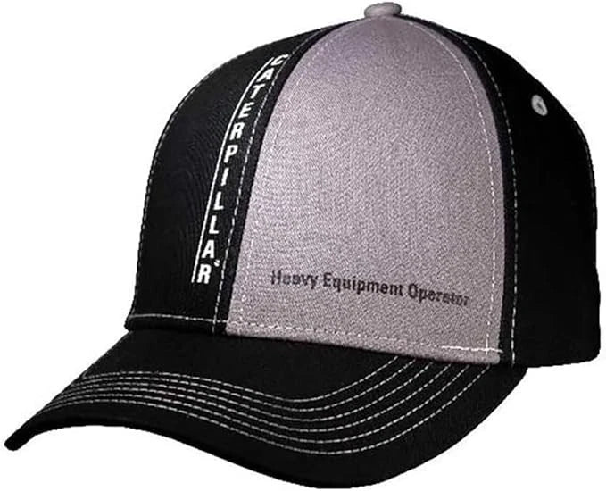Caterpillar Snapback Hat for CAT Equipment (Black/Gray)