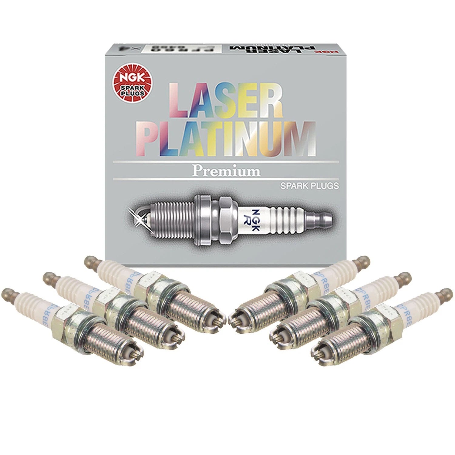 Set of 6 NGK Laser Platinum Spark Plugs for