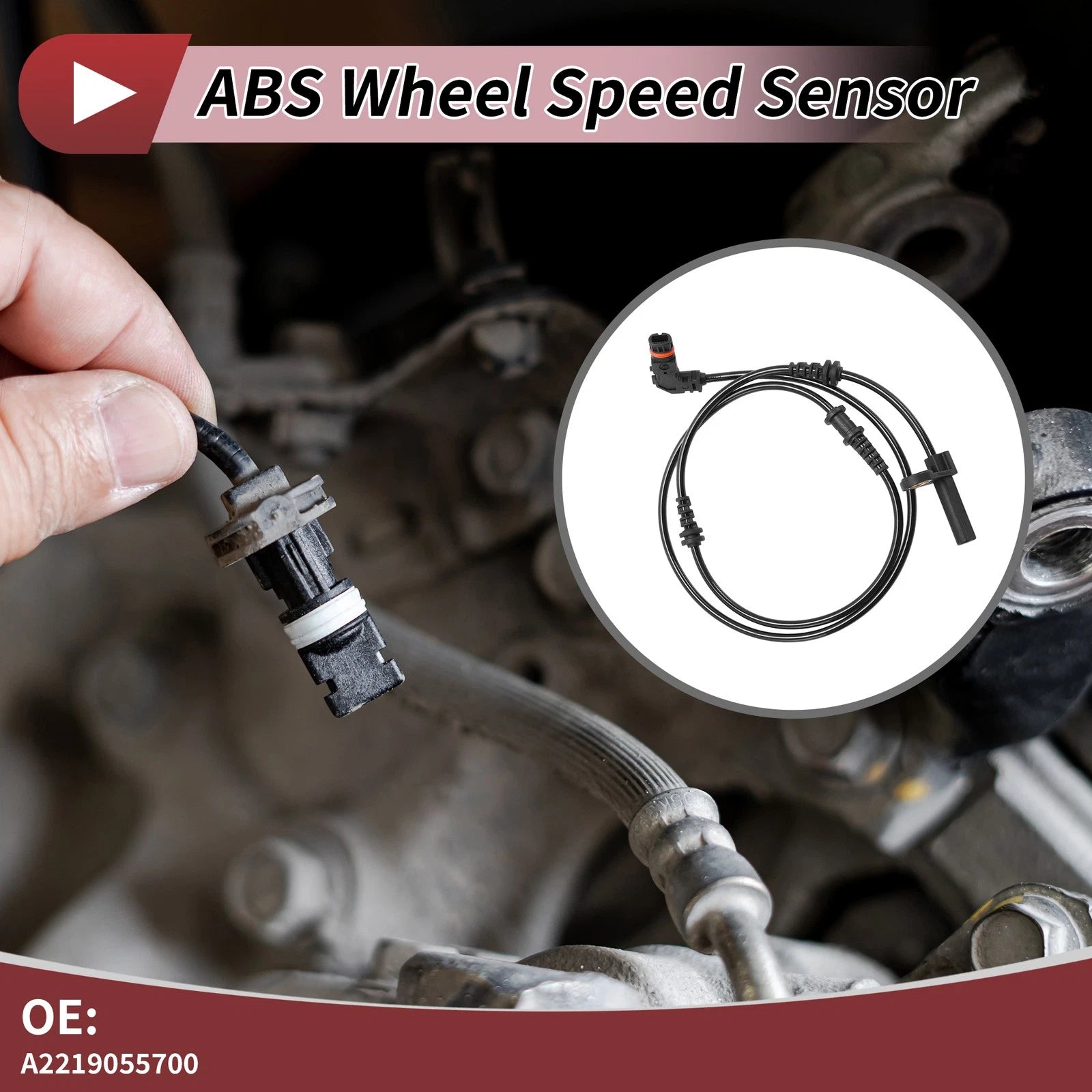 ABS Wheel Speed Sensor No.A2219055700 for Mercedes Benz S550 (2007–2011)