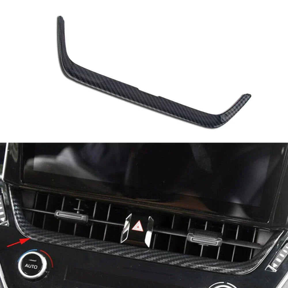 Dashboard Air Vent Cover Trim Carbon Fiber Look for Toyota Corolla (2019-2024)