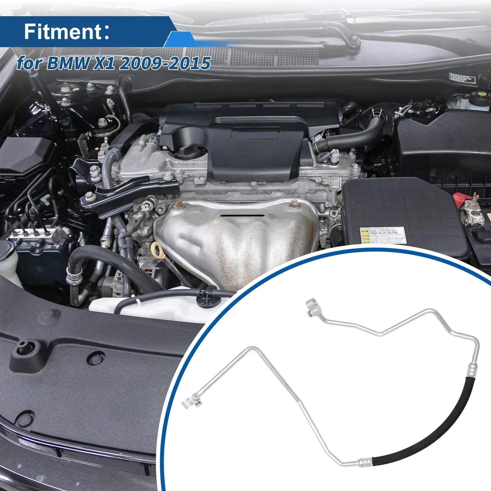 A/C Refrigerant Liquid Hose for BMW X1 (2009–2015) No. 64506799633