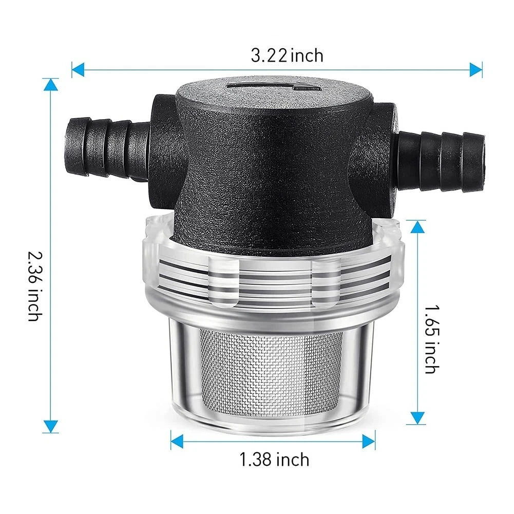 Water Pipe Filter Strainer for Floor Scrubbers (1/2 Inch)