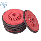 Set of 10 Ceramic Flap Sanding Discs for Angle Grinder (4-1/2")