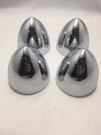 3 Inch Chrome Bullet Nose Hubcap Center Accessory for Hot Rod Custom