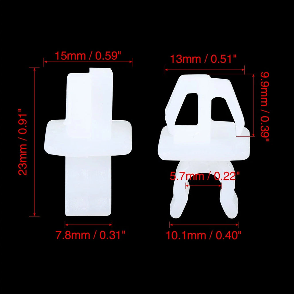 20pcs Hood Prop Rod Clip Retainer for Mitsubishi V31 V32 V33 (1990–1999)