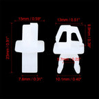 20pcs Hood Prop Rod Clip Retainer for Mitsubishi V31 V32 V33 (1990–1999)