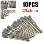 Wire Brush for Rotary Drill (Stainless Steel)