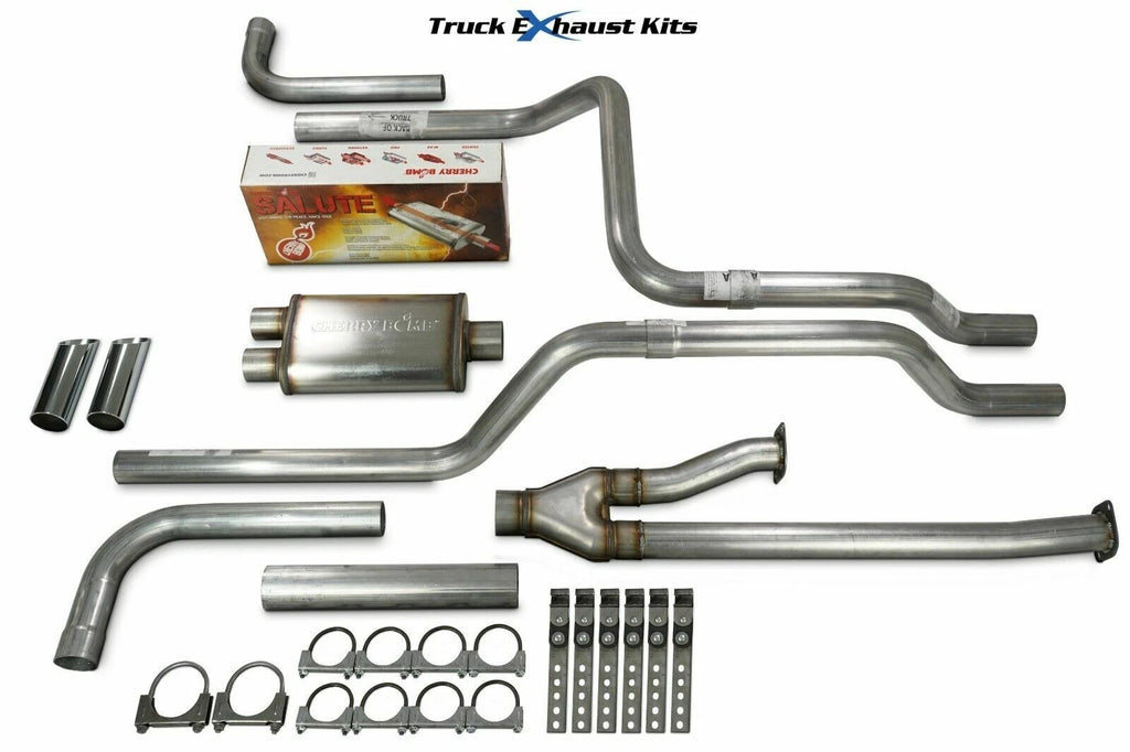 2.5" Direct Fit Dual Exhaust Kit for Toyota Tundra (2014–2021) Chrome Tip
